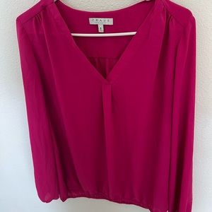 Magenta blouse